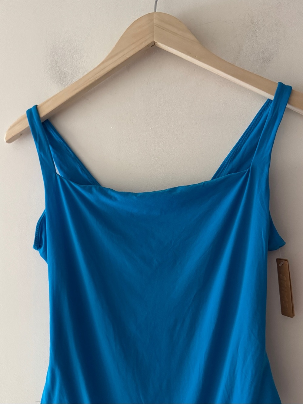 Skims NEW! Essential Scoop Neck Bodysuit Mykonos Blue XL - Picture 2 of 6